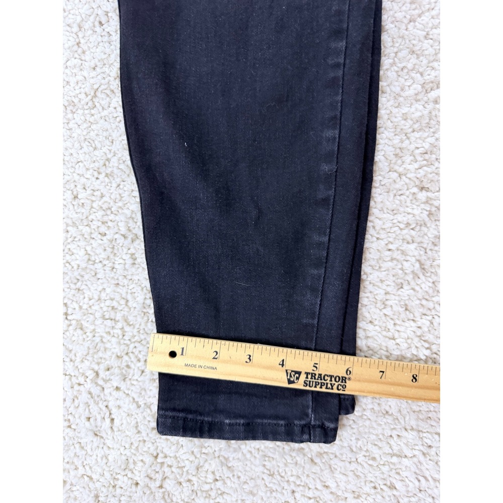 Judy Blue Jogger Jeans Women 11/30 Black Excellent High Rise Drawstring Denim - Picture 12 of 12